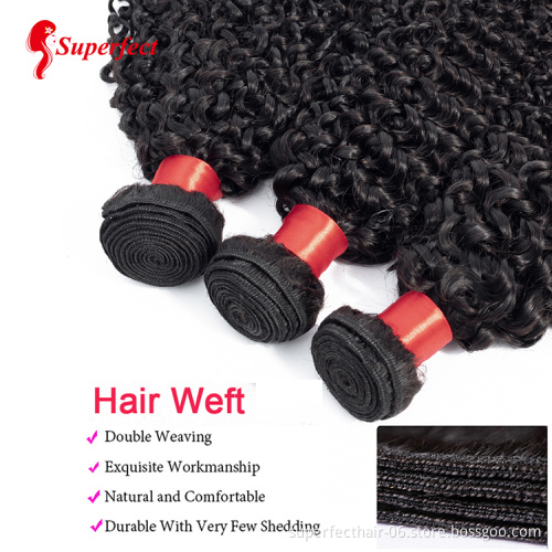Henan Factory Virgin Hair Vendors Cheap 3 Bundles With Closure 4*4 Lace Area Afro Kinky Curl 100% Virgin Hair Bundles